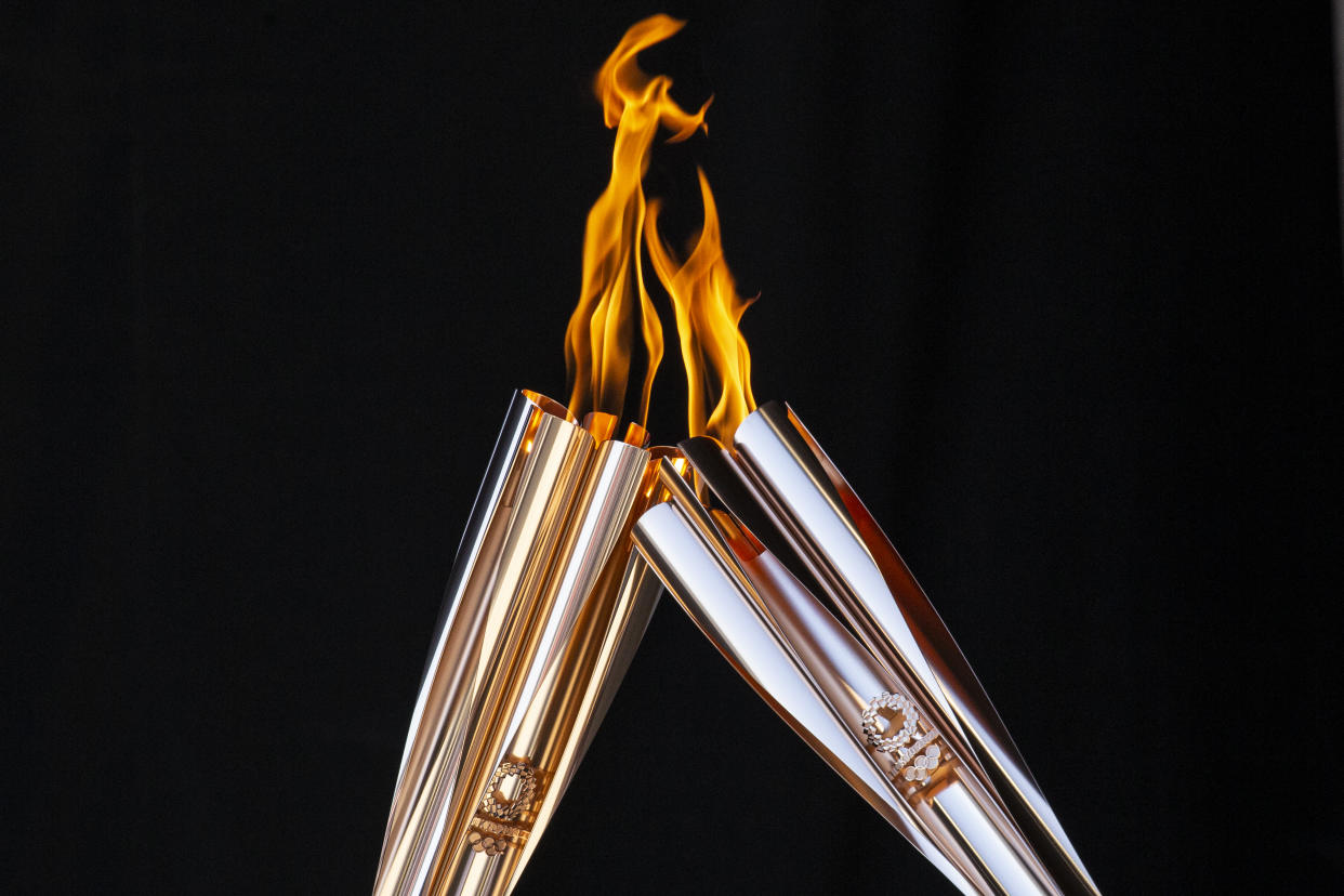 The tradition of the Olympic torch relay is always a highlight of the Games, despite the ugly history behind its creation. (Photo by Yuichi Yamazaki/Getty Images)