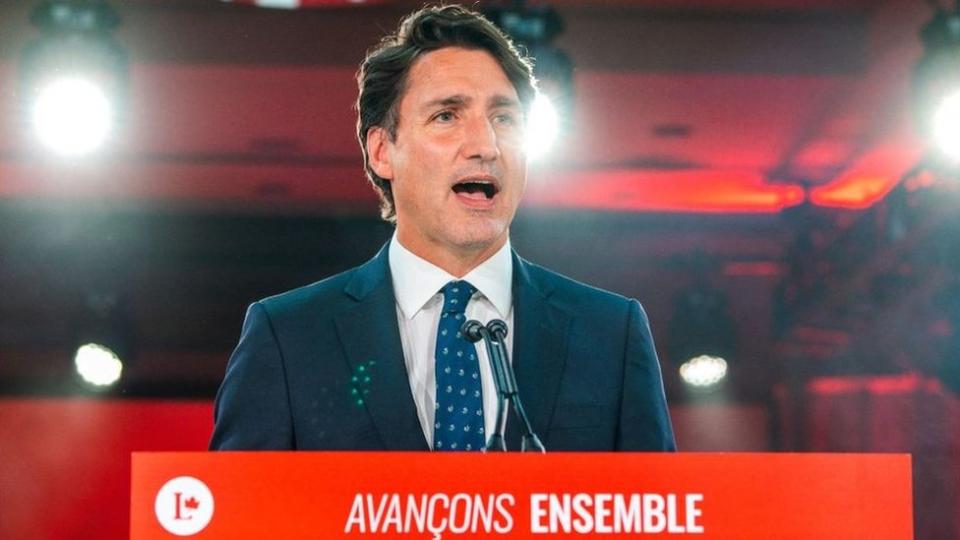 Discurso de Trudeau en la noche electoral