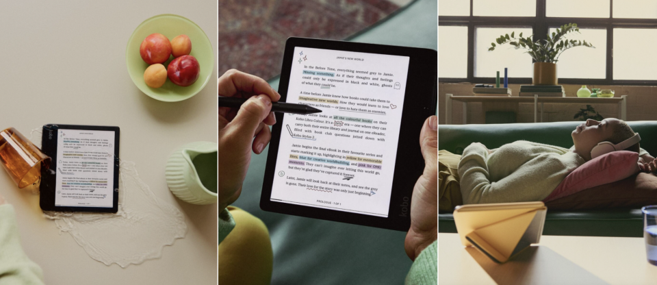 Kobo’s first-ever colour E Ink eReaders is perfect for the journaler, in-the-margins note-taker, or page-decorating BookTok’er where mum gets to annotate, organize her thoughts, and highlight inspiring lines, all in colour. PHOTO: Rakuten Kobo