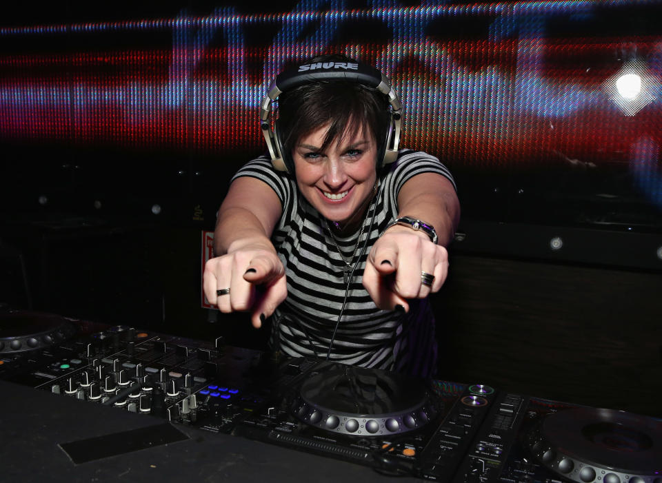 DJ-producer Tracy Young (pictured here in 2015) will spin for three virtual Pride dance parties this month. (Photo: Cindy Ord/Getty Images)