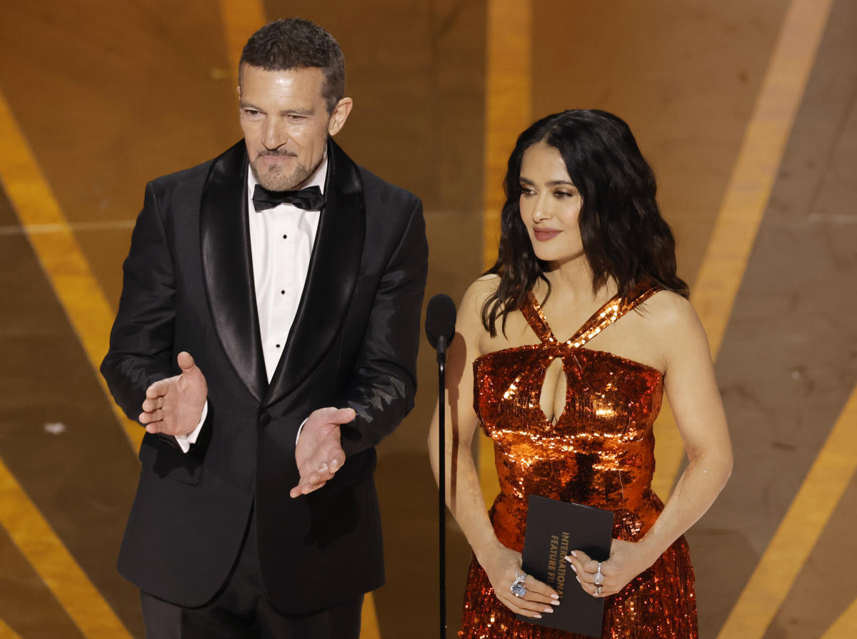 Salma Hayek’s apparent disappointment at the Oscars has an explanation