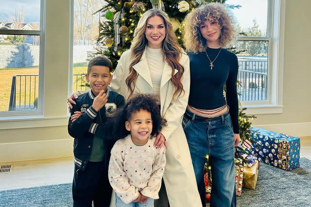 <p>Allison Holker/Instagram</p> Allison Holker with her kids