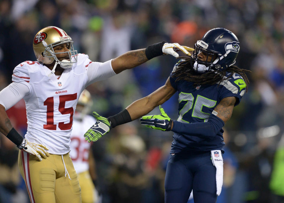 Catches don't come easy in the NFC West. (USAT)