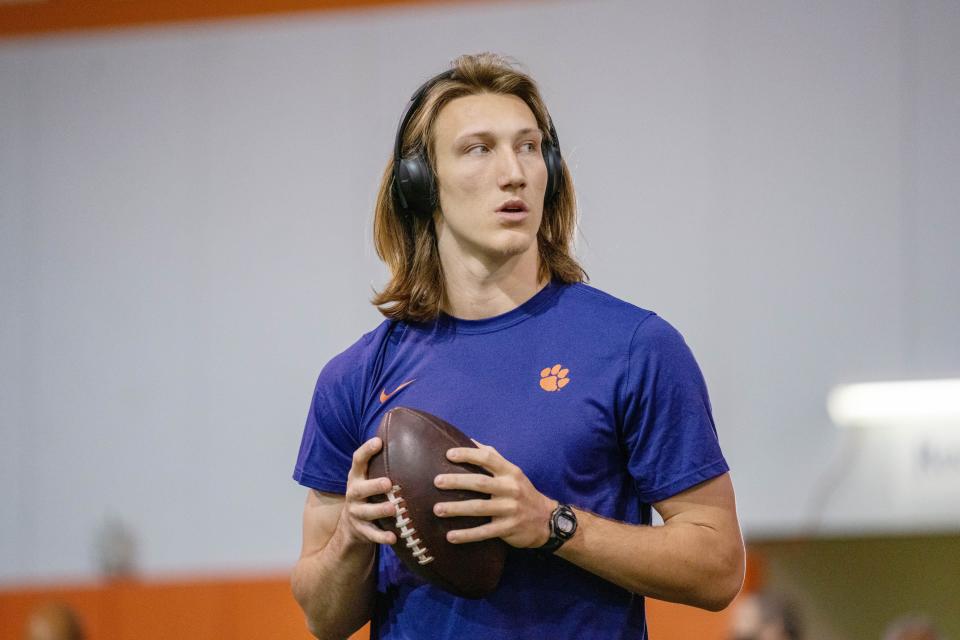 Trevor Lawrence is expected to be taken with the first pick in the upcoming NFL draft.