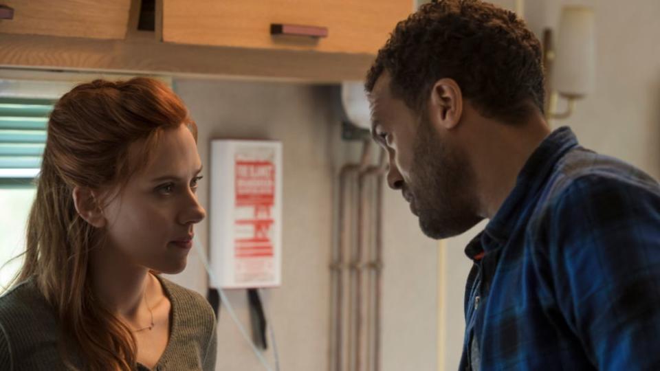 black widow scarlett johansson ot fagbenle O T Fagbenle on Why He Doesnt Care About the Size of His Roles, from The First Lady to The Handmaids Tale