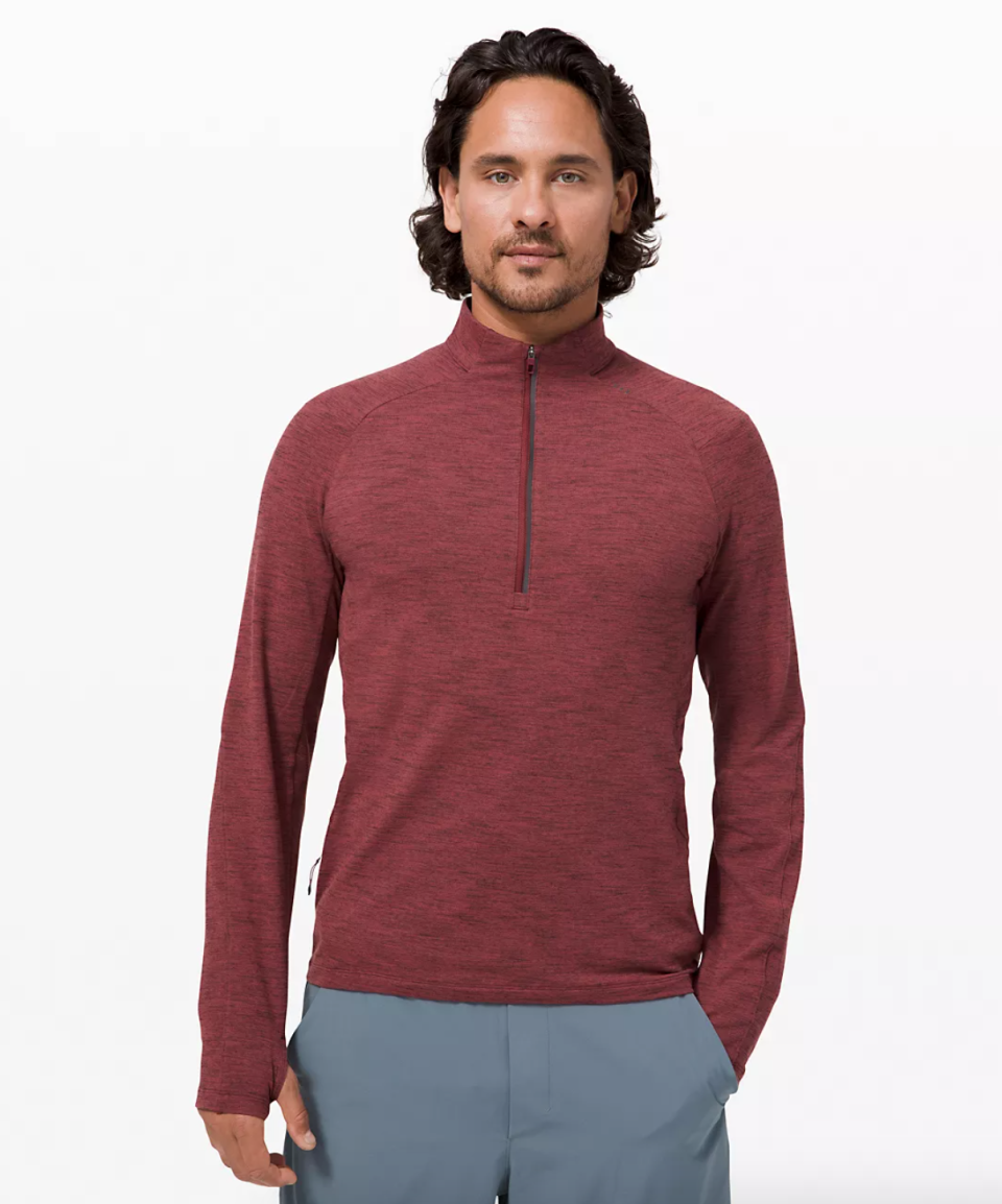 Surge Warm 1/2 Zip. Image via Lululemon.