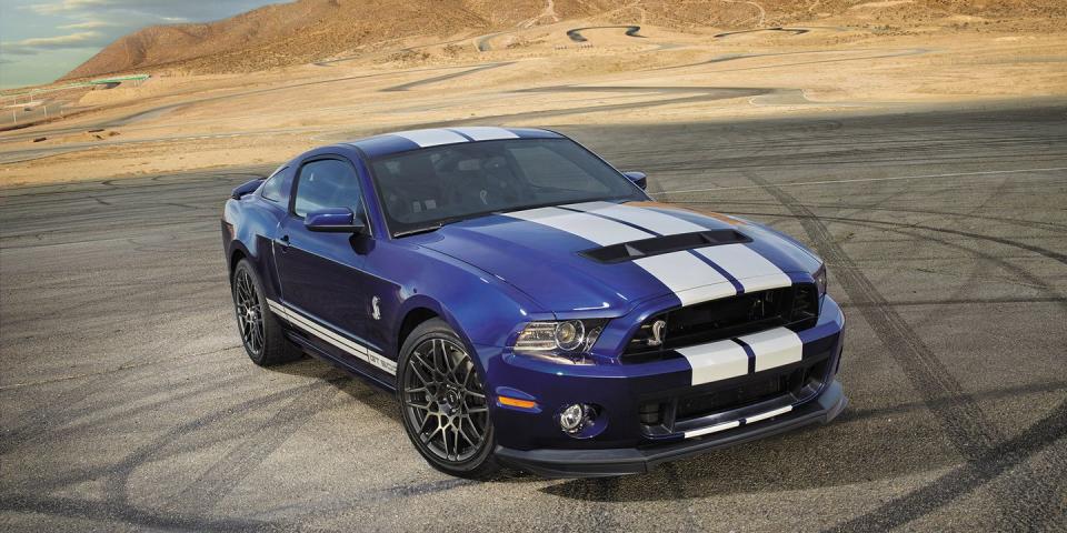 <p>In a post-Hellcat world, this car seems tame, but when this Shelby GT500 came out, it shocked the car world. A factory Mustang with 662 horsepower and a warranty was (and is) seriously impressive. It didn't have the handling chops of the Boss 302, but who cares when you've got tire-eviscerating power like this?</p>