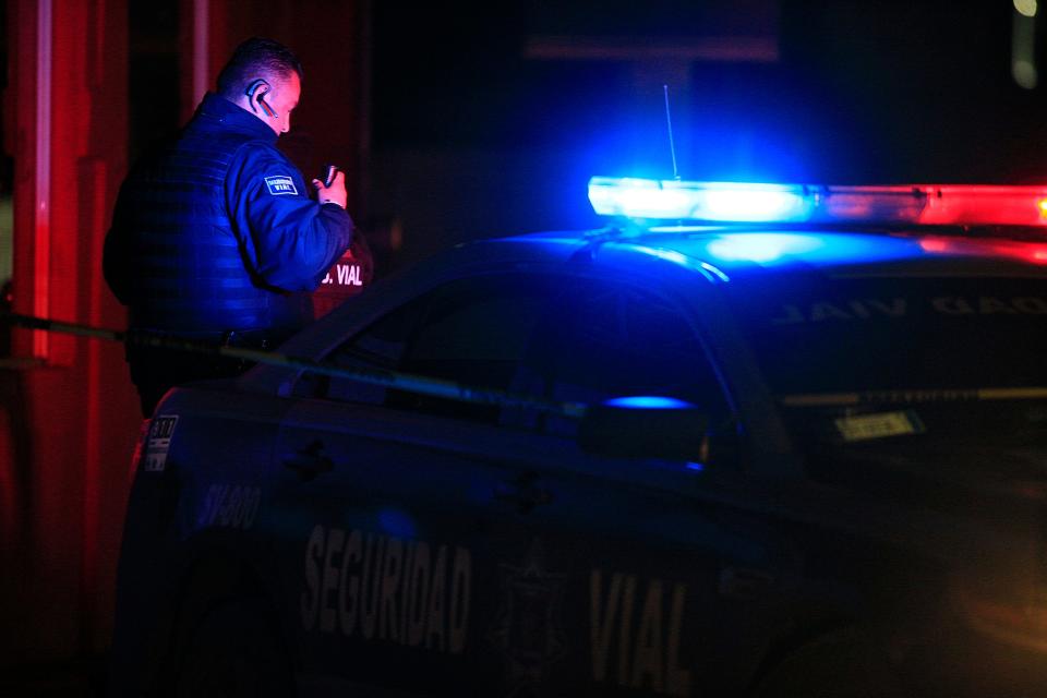 Police in Juárez, Mexico. File art.