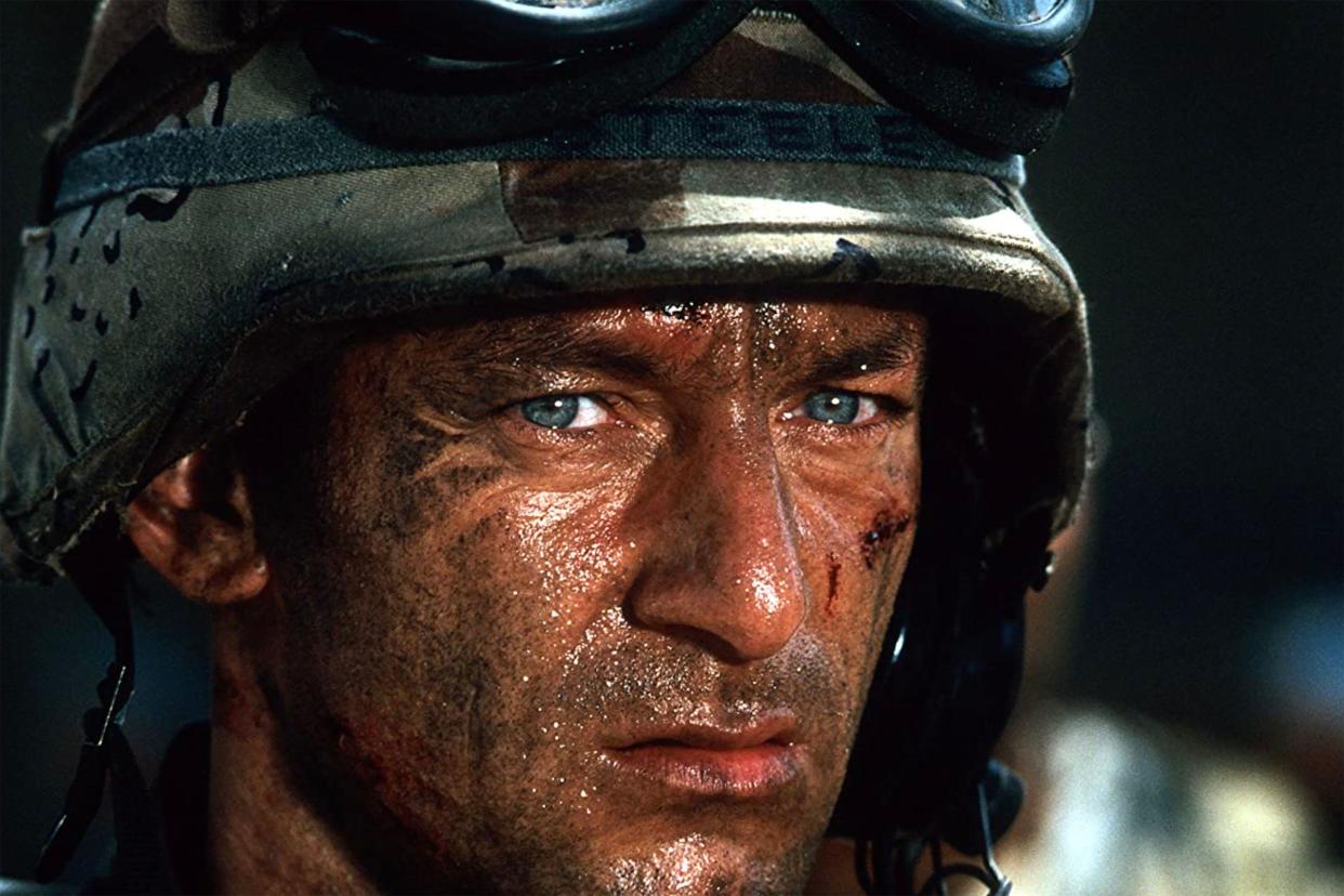 BLACK HAWK DOWN 2001 Sony Pictures Releasing film with Jason Isaacs as  CPT Mike Steele