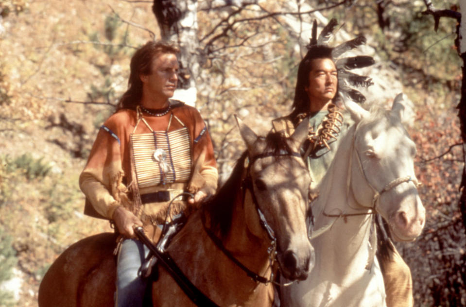 Kevin Costner and Graham Greene in Dances with Wolves