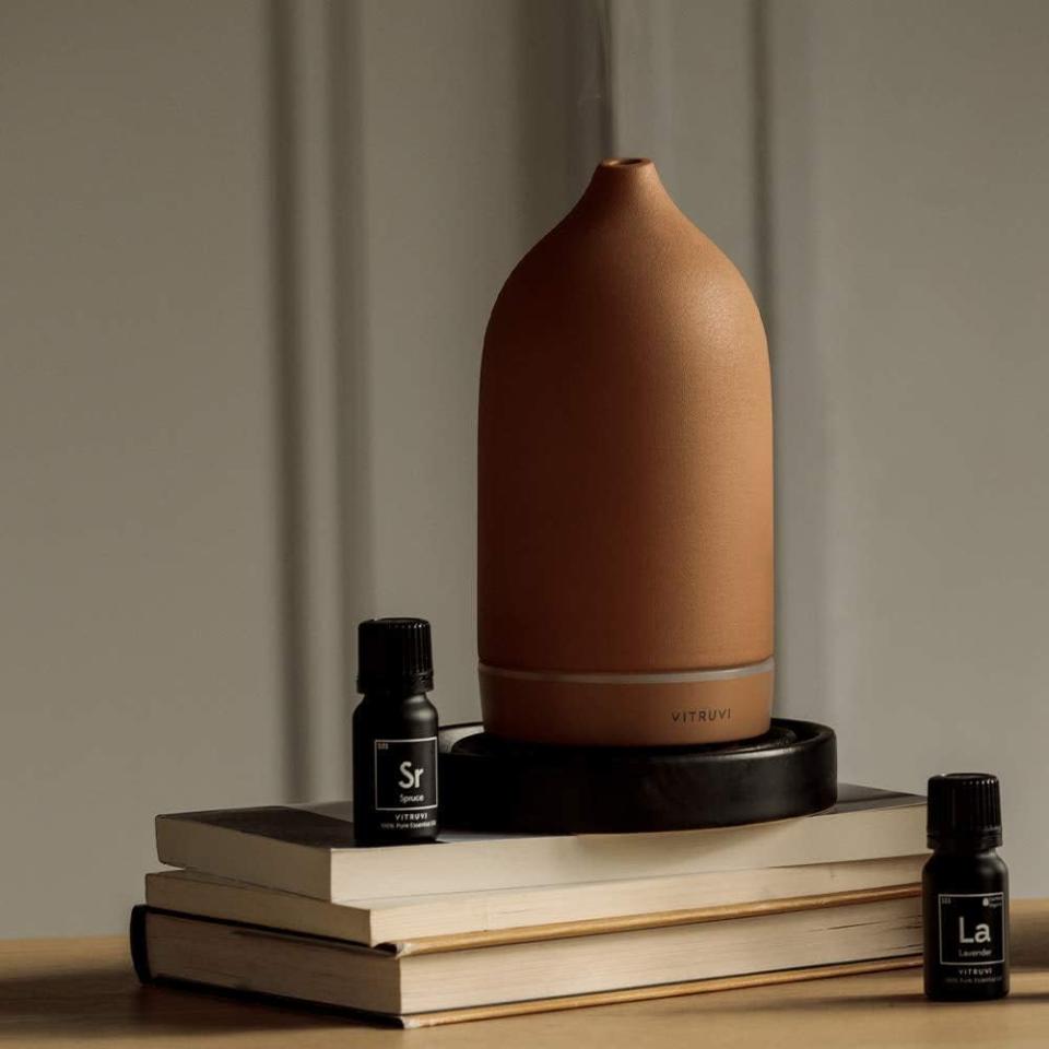 <p>The <span>Vitruvi Stone Diffuser</span> ($119) is a wellness find that doubles as home decor. It's perfect for those who enjoy incorporating aromatherapy into their lifestyle. It comes in a variety of stylish colors like black, terracotta, white, pink, sea green and more.</p>