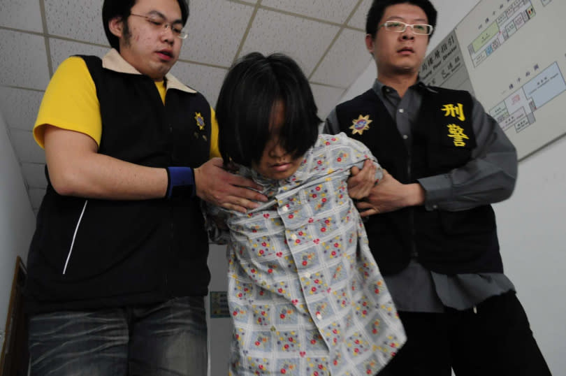 凶手江雲卿遭警方逮捕。