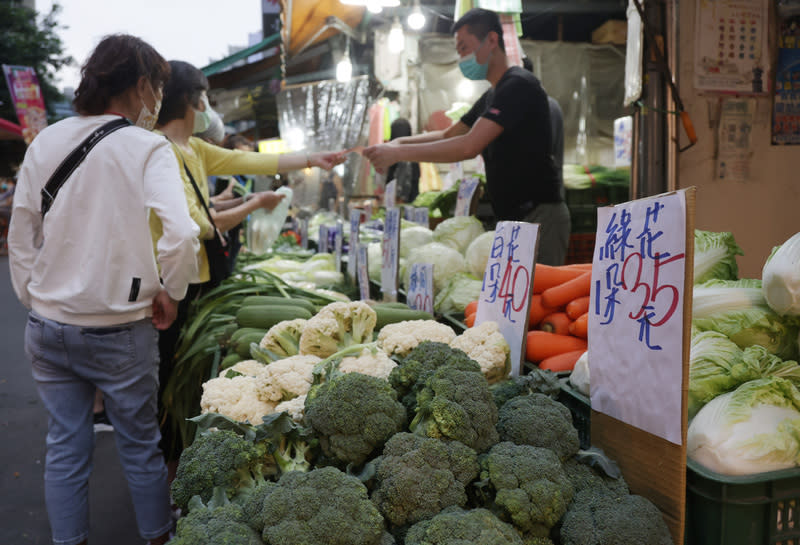 台灣6月消費者物價指數（CPI）年增3.59%，創14年新高。資料照／中央社提供