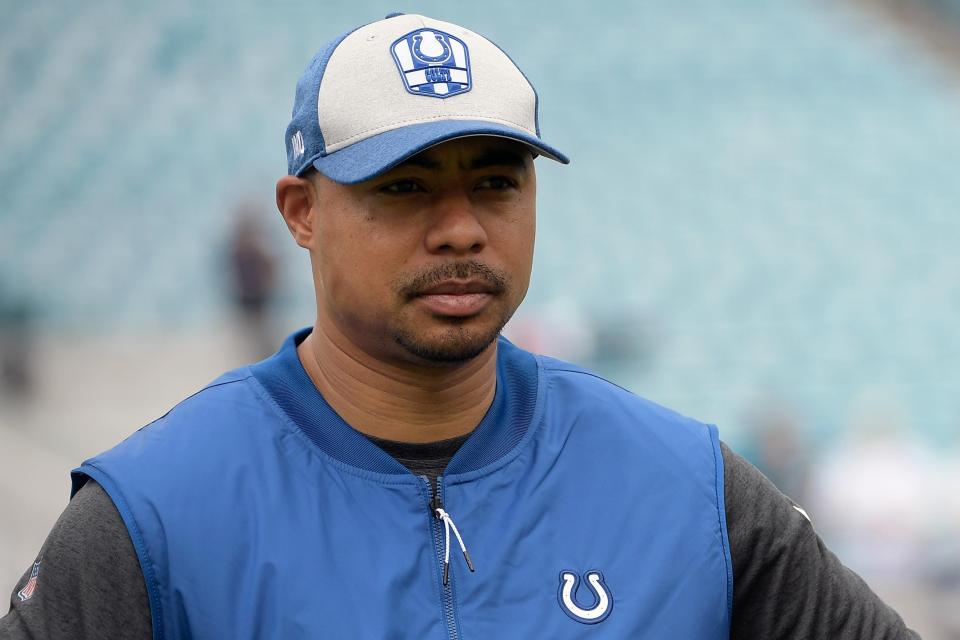 Marcus Brady spent five seasons with the Indianapolis Colts, including the past two as their offensive coordinator.