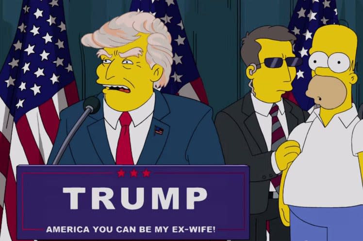 The simpsons predicted Donald Trump’s presidency but never believed it could happen. (FOX)