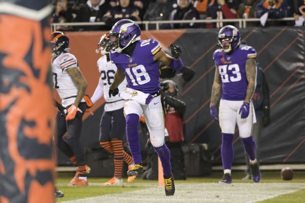 Minnesota Vikings star Justin Jefferson is my top wide receiver for Week 3. File Photo by Mark Black/UPI