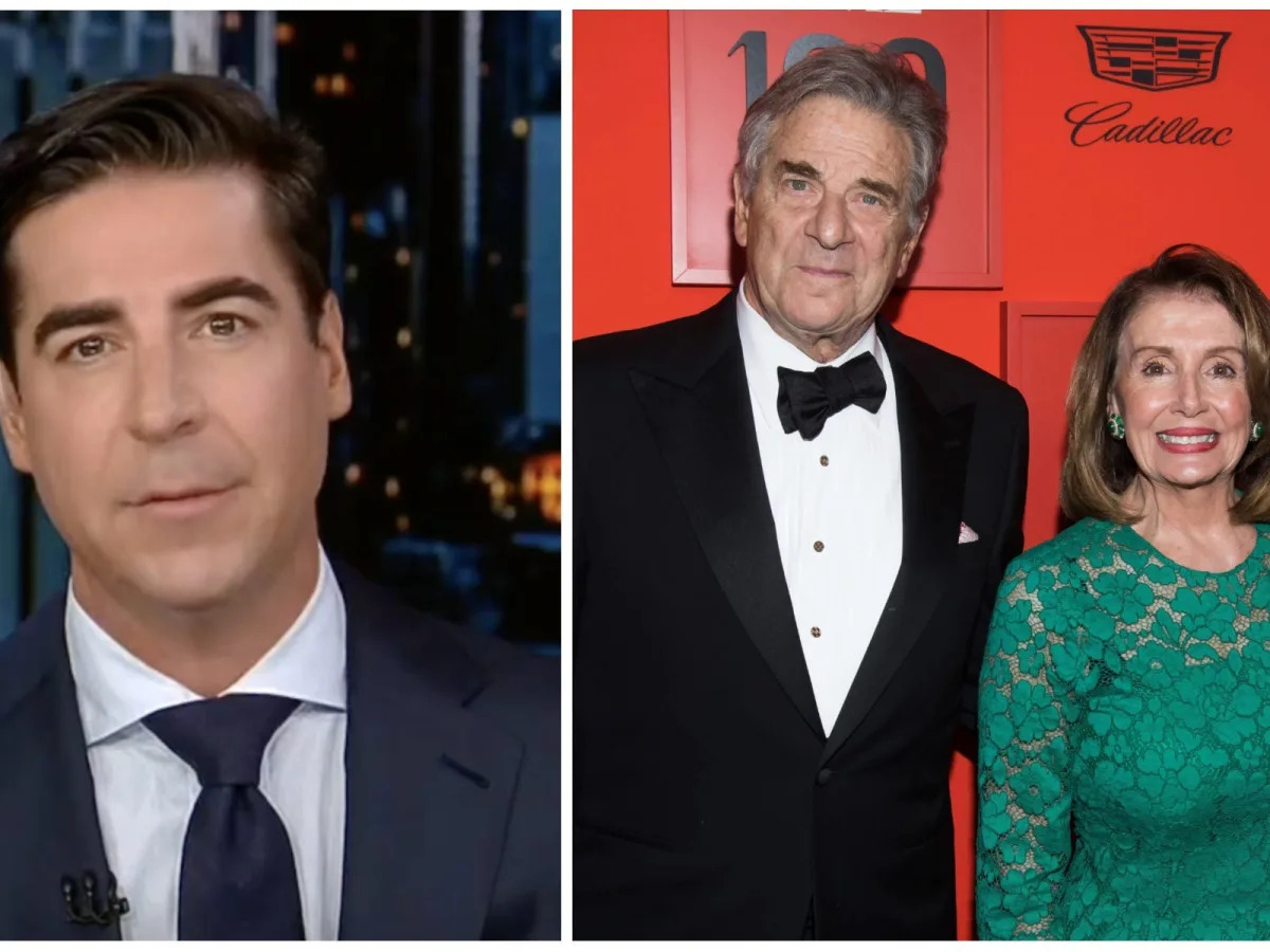 Fox News' Jesse Watters criticized the police response to Pelosi's husband being..