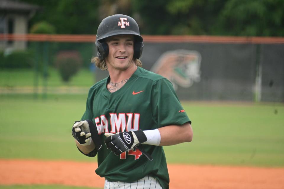 FAMU’s Ty Hanchey during game against Bethune-Cookman, May 21, 2022