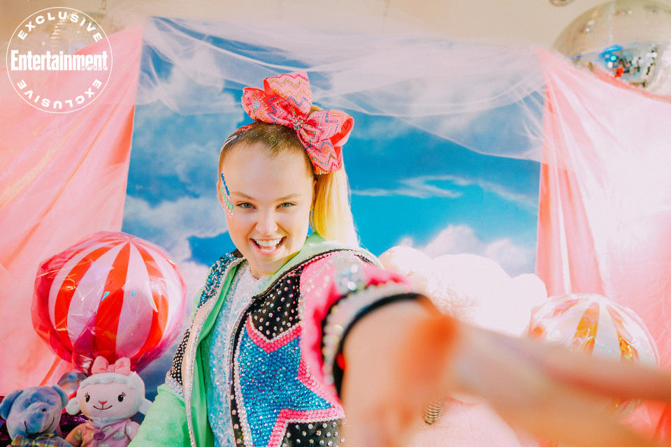 JoJo Siwa goes rainbow bright for EW's digital Pride cover shoot