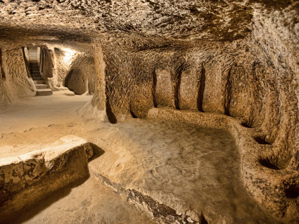 Derinkuyu, Turkey's underground city.