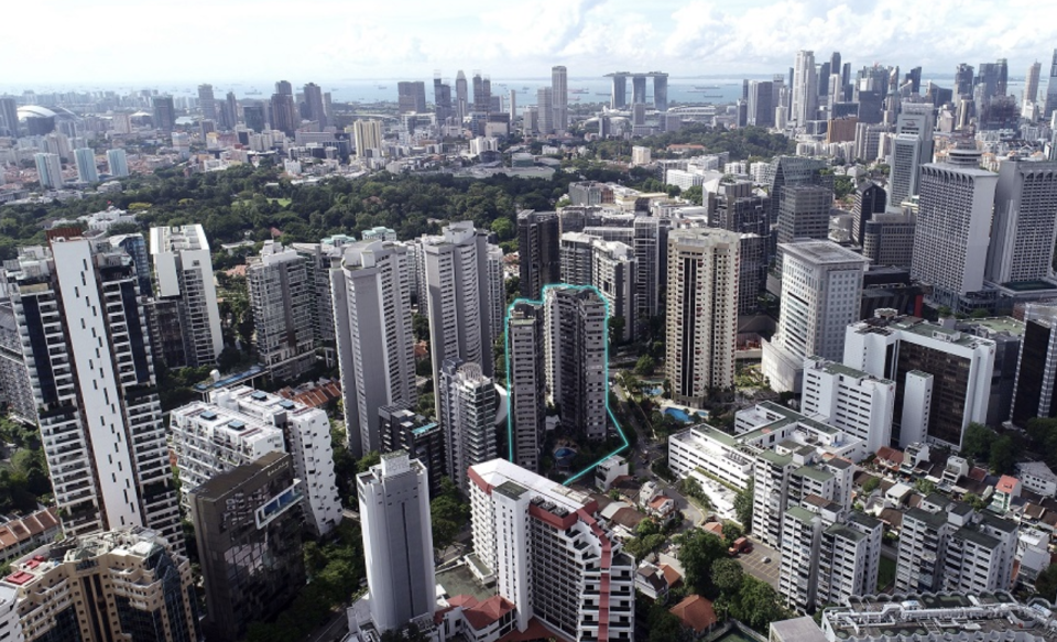 Elizabeth Towers, with dual access from Mount Elizabeth and Mount Elizabeth Link. (Photo: Knight Frank)