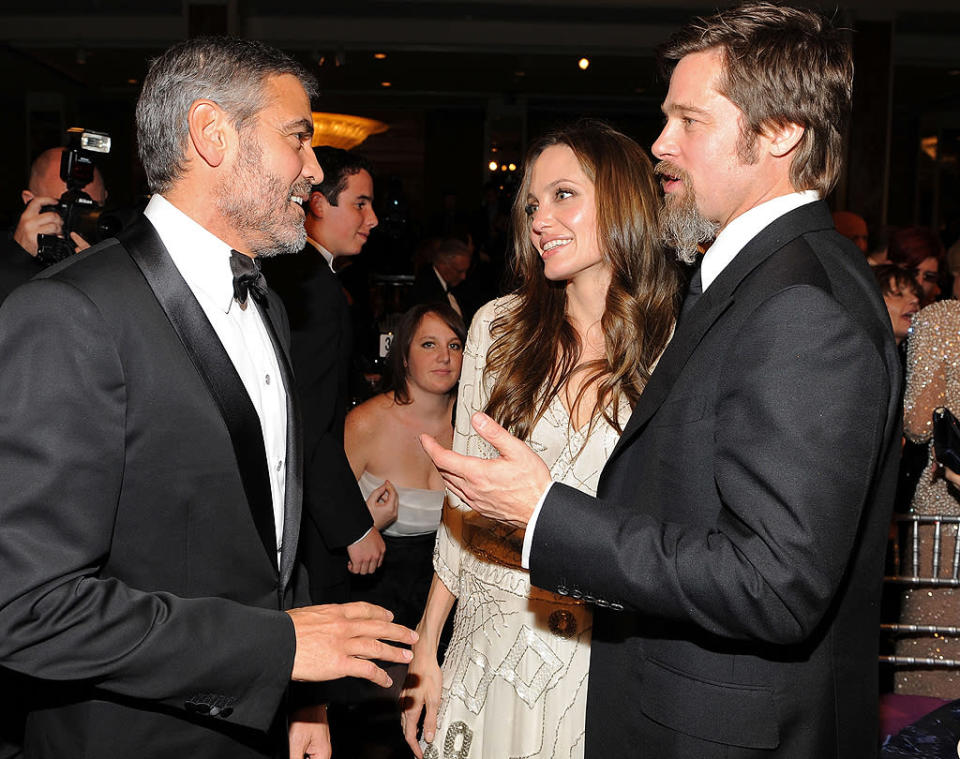 George Clooney, Angelina Jolie, Brad Pitt