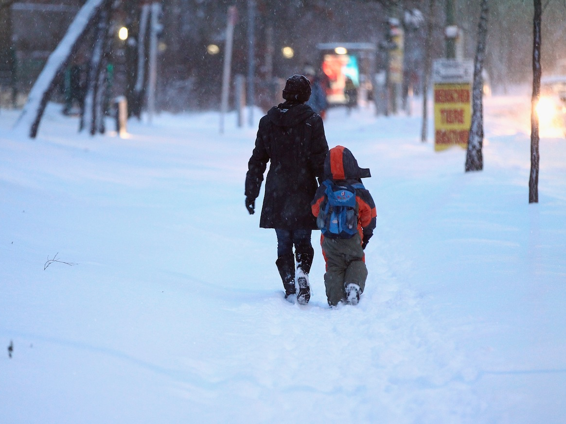 snow winter parent blizzard