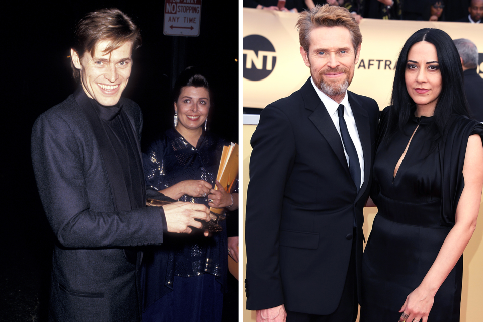 Left: At the 1987 Oscars. Right: At the 2018 SAG Awards.