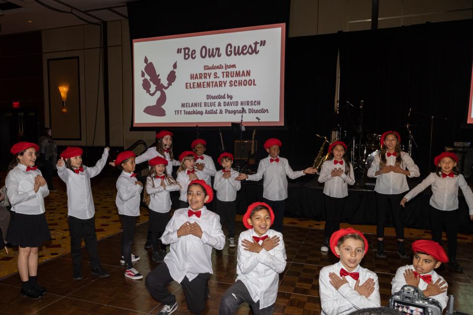 Tools for Tomorrow students from Harry S. Truman Elementary School perform at the organization's 2023 gala.