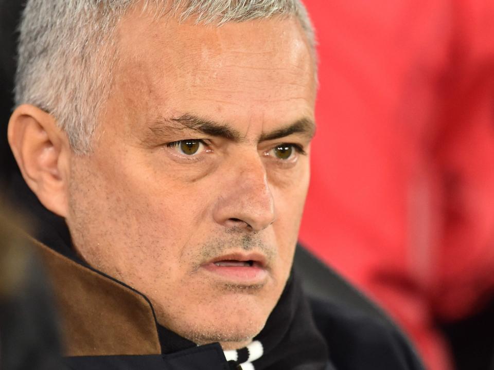 Jose Mourinho made a point to the players in his column: AFP/Getty