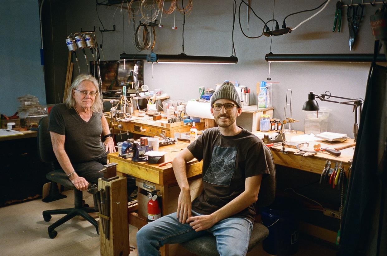 Thomas Mann (left) has acted as a mentor to Dimitri Staszewski (right) since he was a child. When Mann received a cancer diagnosis, he asked Staszewski to document his treatment journey through photography.