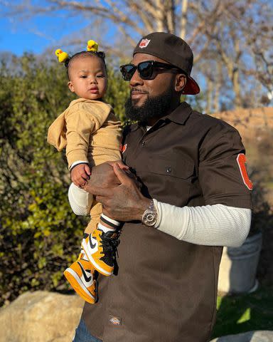 <p>Monaco Mai Jenkins/Instagram</p> Jeezy and daughter Monaco