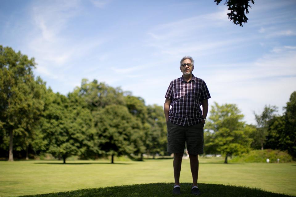 John Low, at the Great Circle in Newark, is an associate professor of American Indian studies at Ohio State's Newark campus and a citizen of the Pokagon Band of Potawatomi Indians. He also serves as director of the Newark Earthworks Center.
