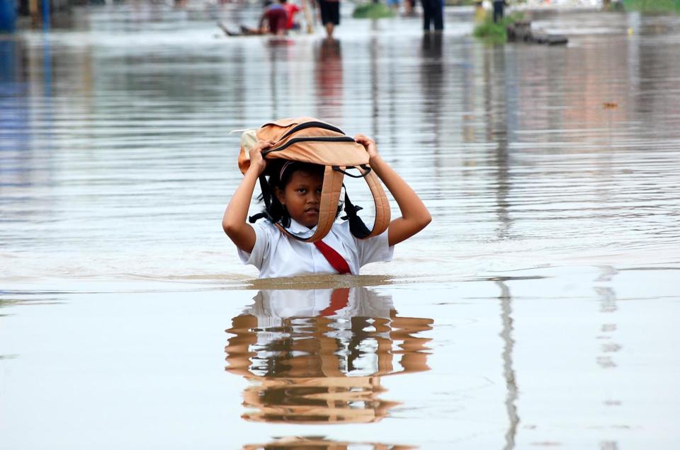 The 'rivers in the sky' can lead to severe flooding. (Getty)