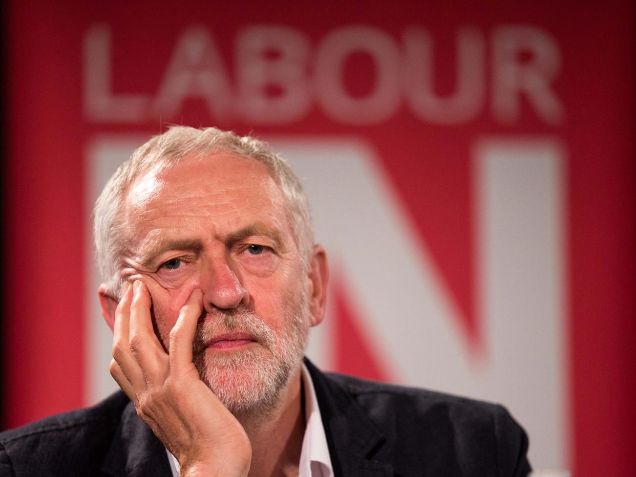 Jeremy Corbyn has come under pressure to amend his party's definition of antisemitism: Getty