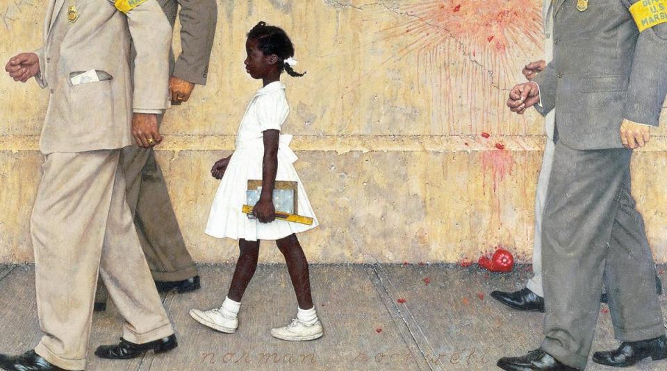 10 paintings that changed the world - In pictures: The Problem We All Live With, 1964, Norman Rockwell (Norman Rockwell Museum)