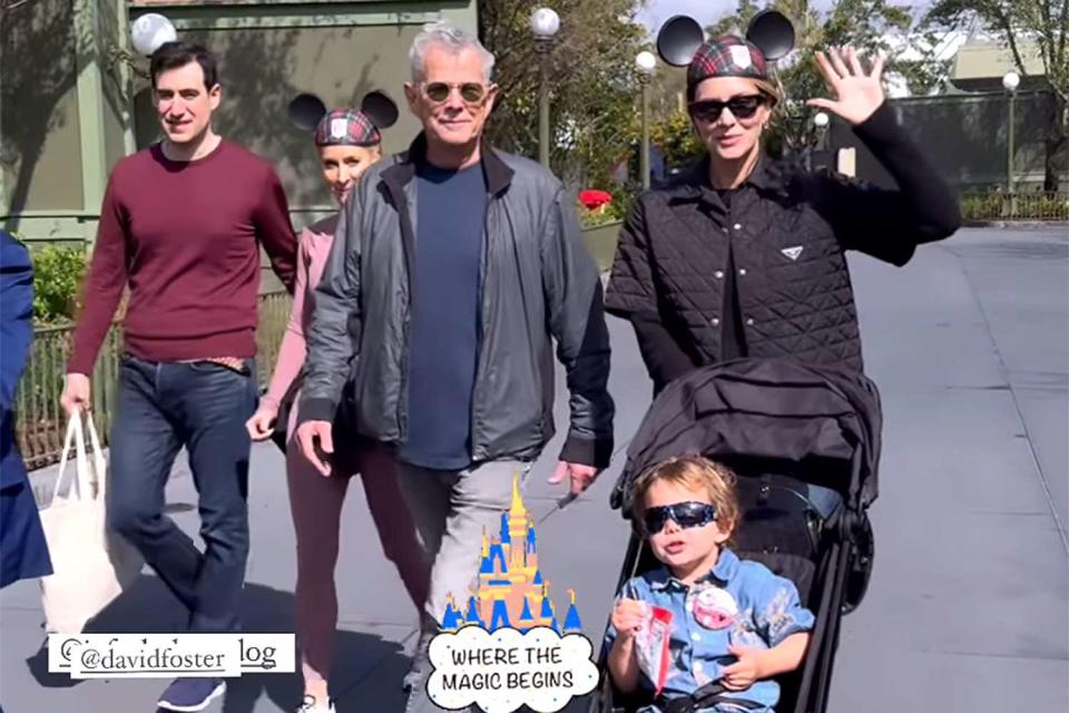 <p>Katharine McPhee/Instagram</p>  Katharine McPhee and David Foster take son Rennie to Disney World for his third birthday.