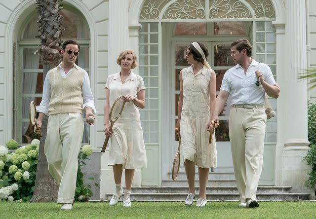 <p>Ben Blackall / Focus Features</p> A still from 2022's 'Downton Abbey: A New Era'