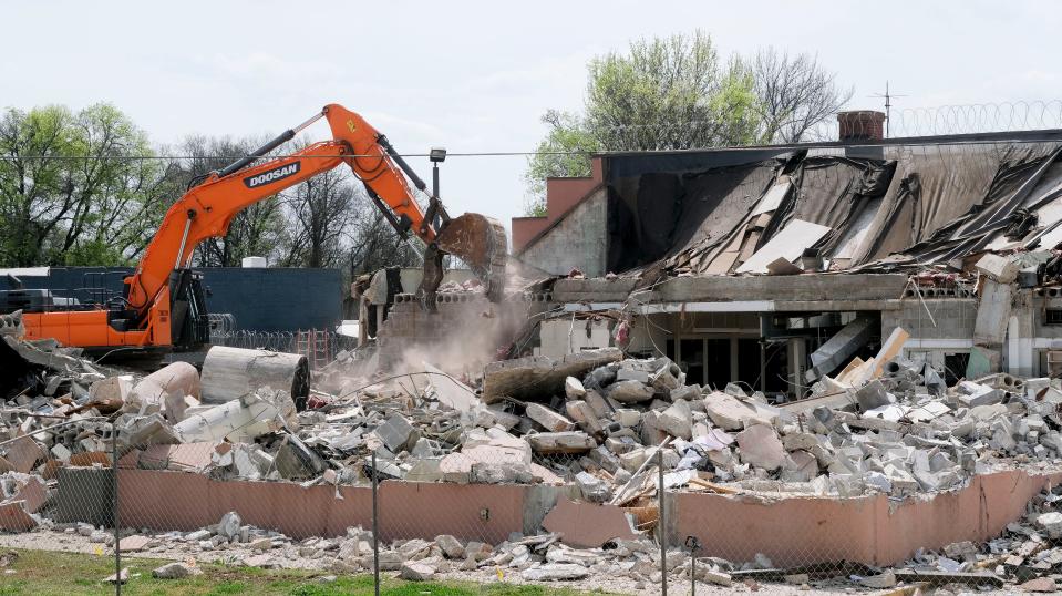 Mar 13, 2024; Tuscaloosa, Alabama, USA; A new temporary jail facility has opened at the Tuscaloosa County Jail on 16th Street between 26th and 27th avenue across from the jail while renovation work is being done.