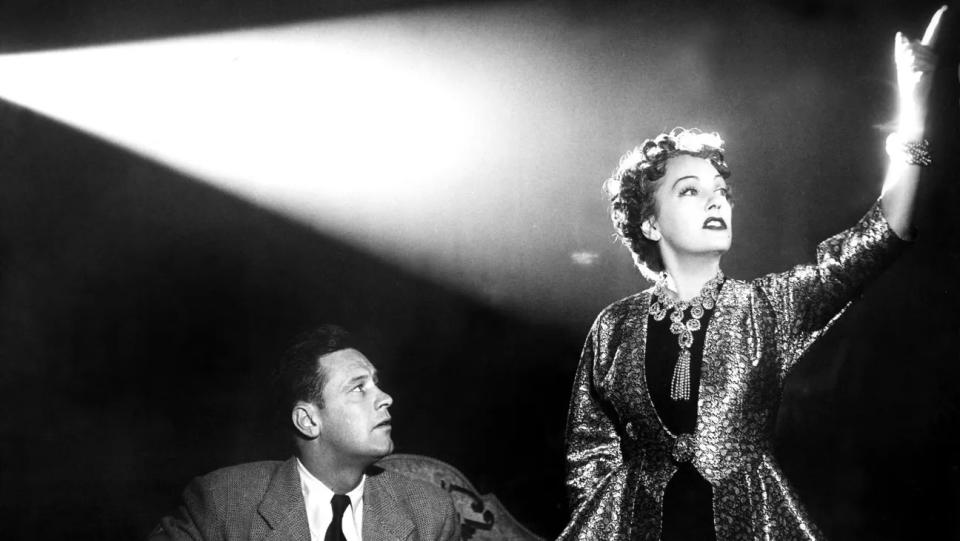 William Holden and Gloria Swanson in Sunset Boulevard.