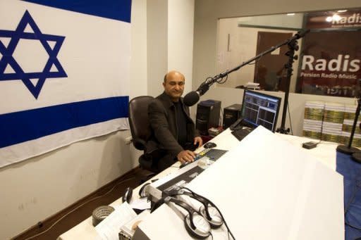 Kami Itzhakyan, who was born in Iran and moved to Israel 25 years ago, hosts a radio show at the "RadisIN" radio station in Holon, south of Tel Aviv. From a tiny studio in a rundown district of southern Tel Aviv, a group of Iranian-Israelis beam non-stop music and news in a bid to reach out to their former fellow countrymen