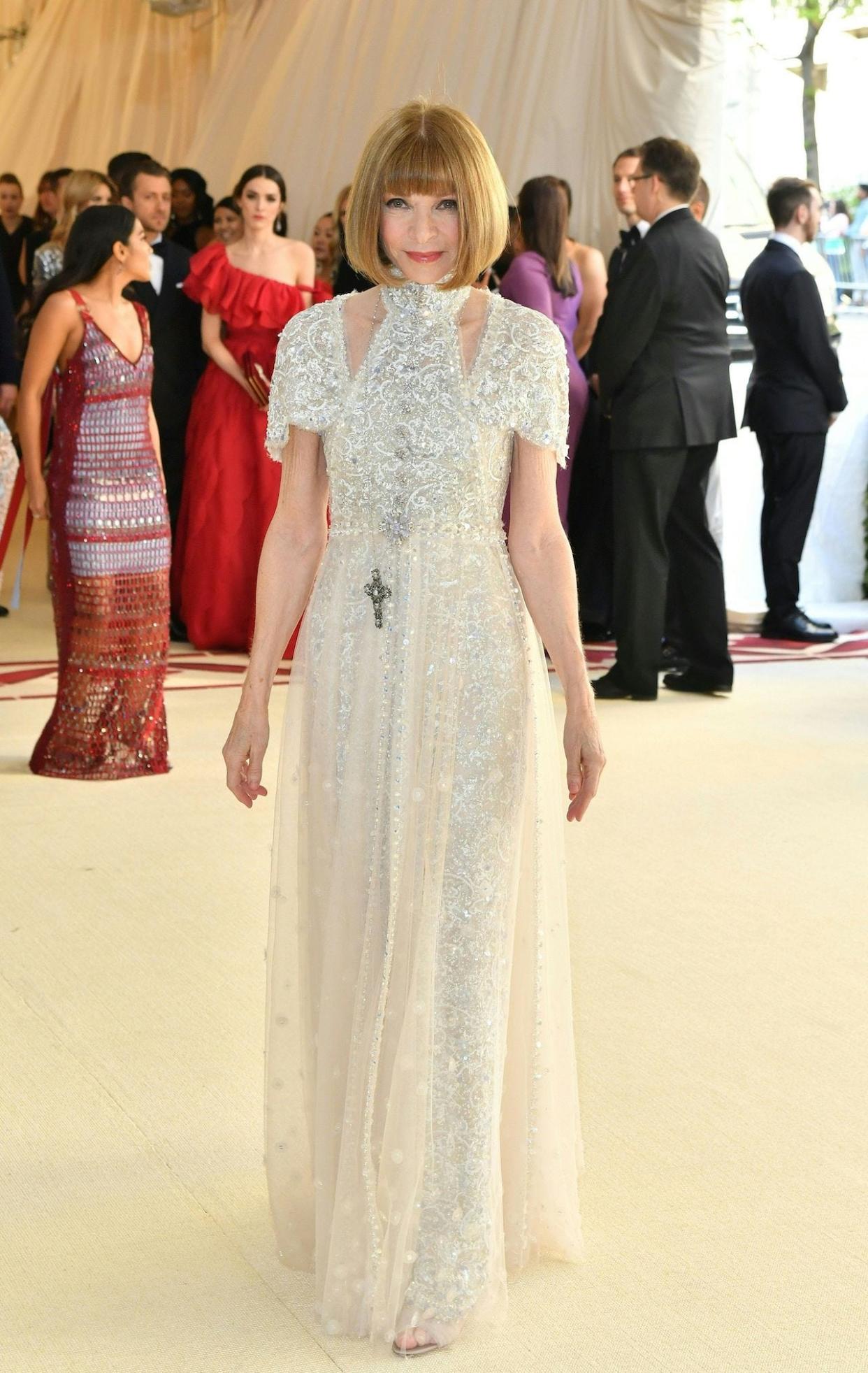 Anna Wintour at the 2018 Met Gala.