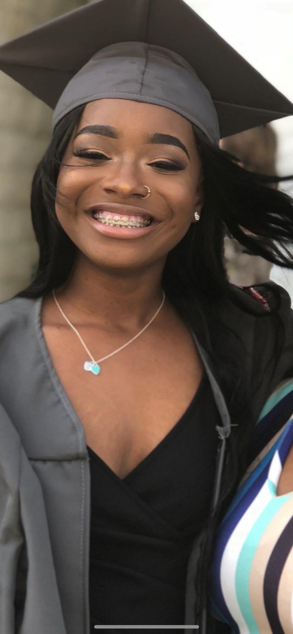 Jada Symone Brown-Howard, a 23-year-old nursing student, was killed in a hit-and-run while walking in her Wilton neighborhood, near New Caslte, on Sept. 26, 2023.