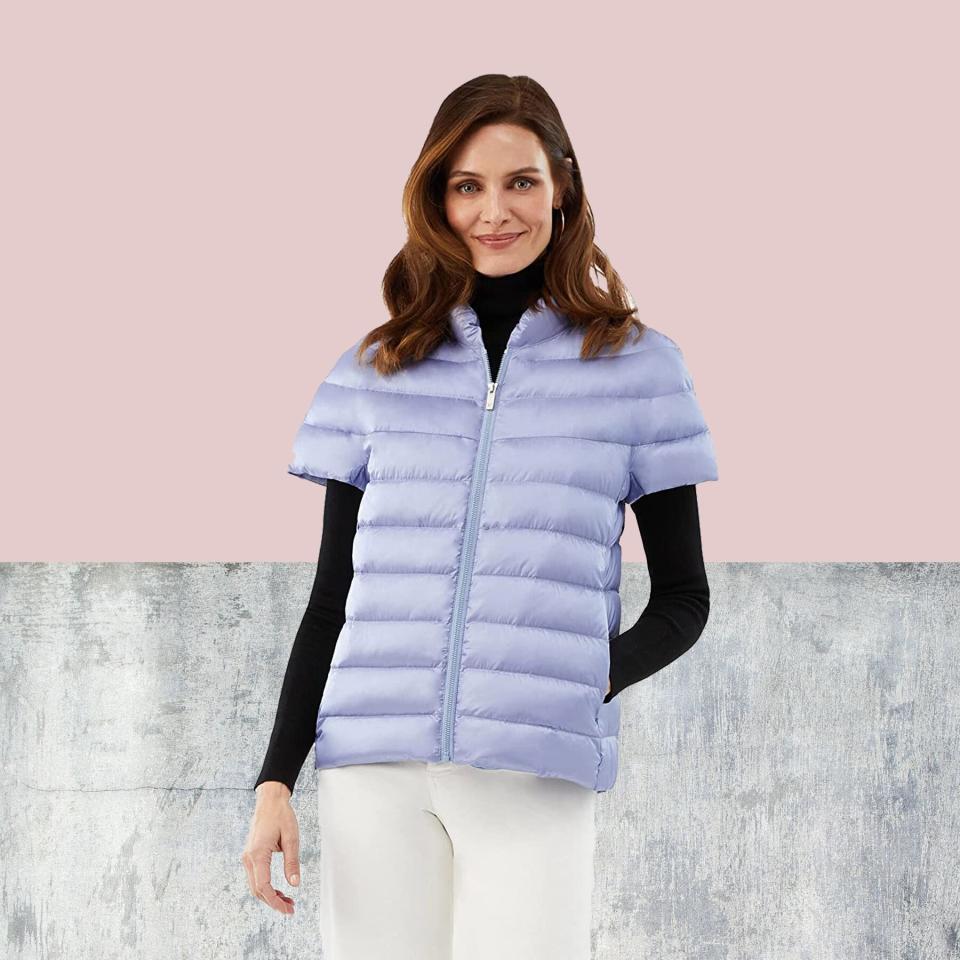 MARTHA STEWART Women’s Puffer Vest, Lightweight Water-Resistant Down Vest, Women’s Outerwear Vests