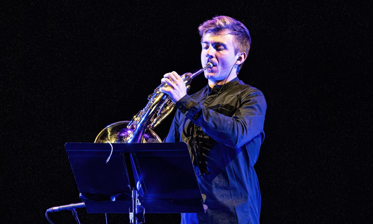 <span>Beyond brass … Ben Goldscheider at the Purcell Room, London.</span><span>Photograph: Sonja Horsman</span>