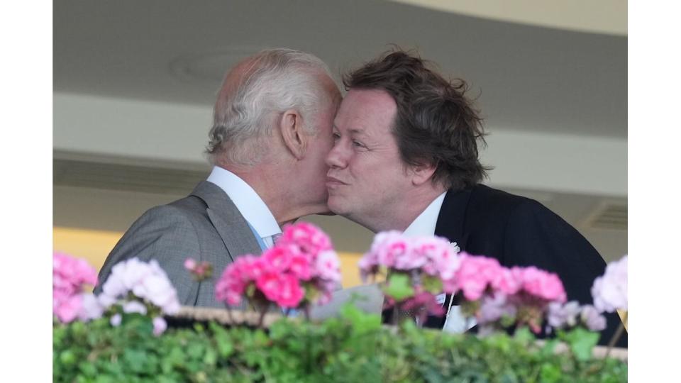 A warm exchange between King Charles and stepson, Tom Parker Bowles