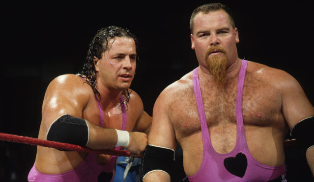 The Hart Foundation to be inducted into WWE Hall of Fame - Yahoo