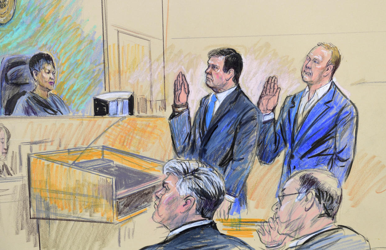 Paul Manafort and Rick Gates