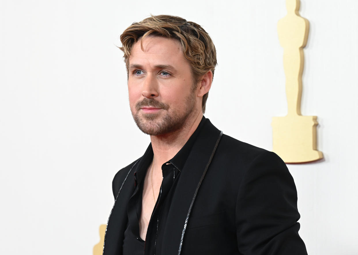 Ryan Gosling at the 96th Annual Oscars held at at the Ovation Hollywood on March 10, 2024 in Los Angeles, California. (Photo by Gilbert Flores/Variety via Getty Images)