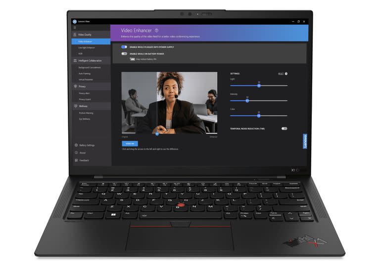 Las nuevas Lenovo ThinkPad X1 tienen un sistema para detectar la postura del usuario y cuidar su salud ocular